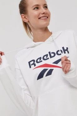 Γυναικεία Χωρίς φερμουάρ Μπλούζα Reebok χρώμα: άσπρο -Reebok Εκπτώσεις unnamed file 1035