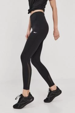 Γυναικεία Κολάν Reebok χρώμα: μαύρο