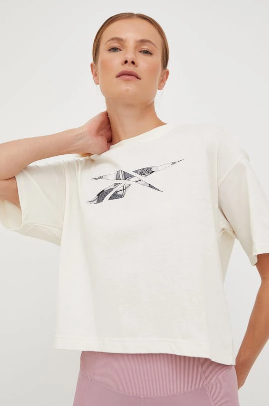 Γυναικεία Κοντομάνικο Μπλουζάκι Reebok Classics Winter Pack μπεζ 1 Γυναικεία Κοντομάνικο Μπλουζάκι Reebok Classics Winter Pack μπεζ