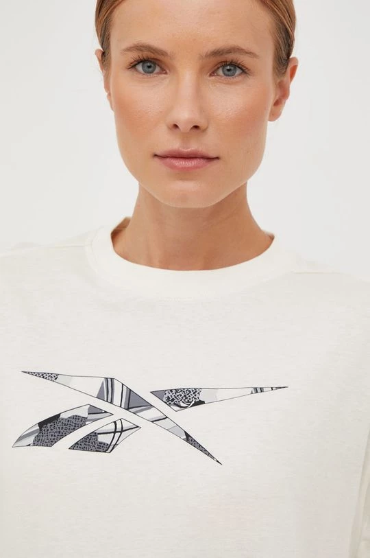 Γυναικεία Κοντομάνικο Μπλουζάκι Reebok Classics Winter Pack μπεζ 4 Γυναικεία Κοντομάνικο Μπλουζάκι Reebok Classics Winter Pack μπεζ - Image 4