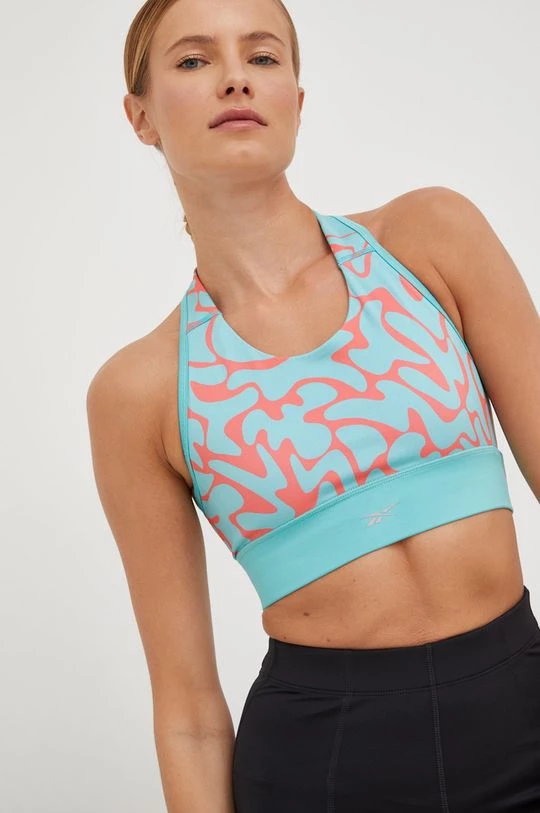 Γυναικεία Αθλητικά σουτιέν Αθλητικό σουτιέν Reebok τιρκουάζ 1 Γυναικεία Αθλητικά σουτιέν Αθλητικό σουτιέν Reebok τιρκουάζ