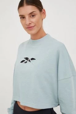 Γυναικεία Χωρίς φερμουάρ Μπλούζα Reebok Studio Vector πράσινο -Reebok Εκπτώσεις unnamed file 1098