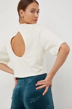 Γυναικεία Κοντομάνικο Μπλουζάκι Reebok μπεζ