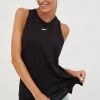 Γυναικεία Αμάνικος Τοπ προπόνησης Reebok , χρώμα: μαύρο