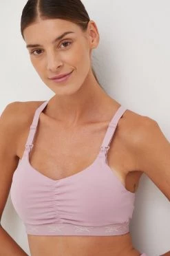 Γυναικεία Αθλητικά σουτιέν Αθλητικό σουτιέν για θηλασμό Reebok ροζ -Reebok Εκπτώσεις unnamed file 1128