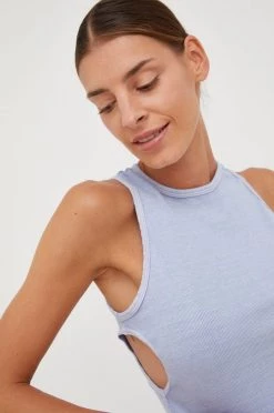 Γυναικεία Αμάνικος Top Reebok Mills Natural Dye , χρώμα: μοβ -Reebok Εκπτώσεις unnamed file 1137