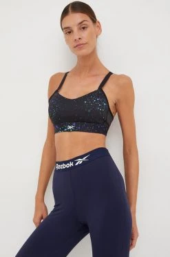 Γυναικεία Αθλητικά σουτιέν Σουτιέν γιόγκα Reebok Lux Speckle μαύρο