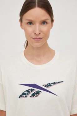 Γυναικεία Κοντομάνικο Βαμβακερό μπλουζάκι Reebok μπεζ 8 Γυναικεία Κοντομάνικο Βαμβακερό μπλουζάκι Reebok μπεζ -Reebok Εκπτώσεις unnamed file 1204