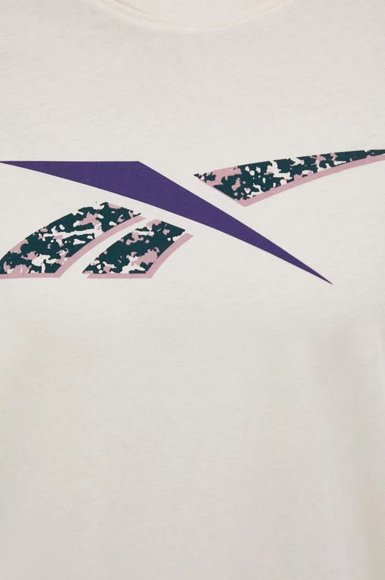 Γυναικεία Κοντομάνικο Βαμβακερό μπλουζάκι Reebok μπεζ 5 Γυναικεία Κοντομάνικο Βαμβακερό μπλουζάκι Reebok μπεζ - Image 5