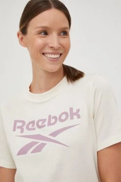 Γυναικεία Κοντομάνικο Μπλουζάκι Reebok μπεζ