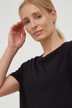 Γυναικεία Κοντομάνικο Βαμβακερό μπλουζάκι Reebok μαύρο -Reebok Εκπτώσεις unnamed file 1257