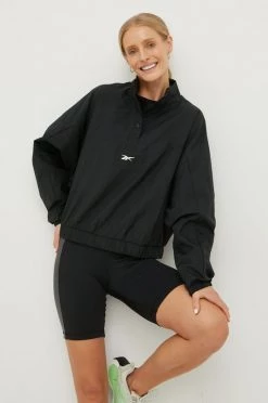 Γυναικεία Κοντά μπουφάν Σακάκι προπόνησης Reebok Workout Ready μαύρο