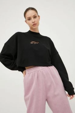 Γυναικεία Χωρίς φερμουάρ Μπλούζα Reebok Studio Vector μαύρο