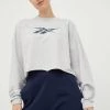 Γυναικεία Μακρυμάνικο Longsleeve Reebok γκρι,