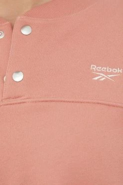 Γυναικεία Χωρίς φερμουάρ Βαμβακερή μπλούζα Reebok χρώμα: ροζ, -Reebok Εκπτώσεις unnamed file 1366