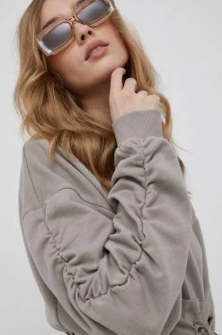 Γυναικεία Χωρίς φερμουάρ Μπλούζα Reebok χρώμα: μπεζ, -Reebok Εκπτώσεις unnamed file 1389