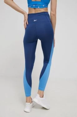 Γυναικεία Κολάν Reebok χρώμα: ναυτικό μπλε -Reebok Εκπτώσεις unnamed file 1402