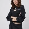 Γυναικεία Χωρίς φερμουάρ Μπλούζα Reebok χρώμα: μαύρο