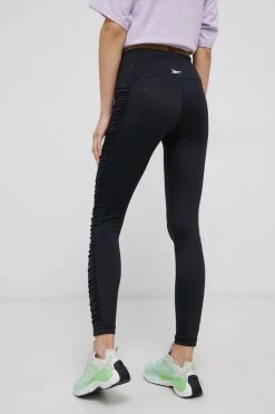 Γυναικεία Κολάν Reebok χρώμα: μαύρο -Reebok Εκπτώσεις unnamed file 1445