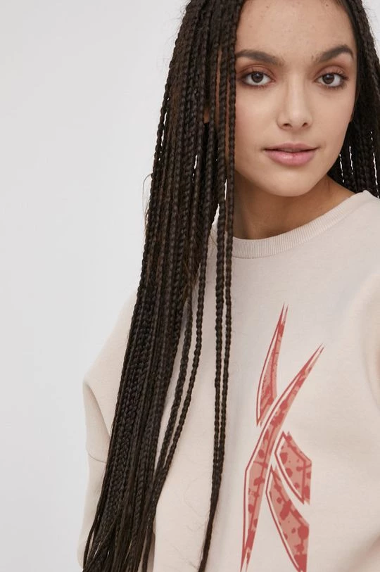 Γυναικεία Χωρίς φερμουάρ Μπλούζα Reebok χρώμα: διάφανο 1 Γυναικεία Χωρίς φερμουάρ Μπλούζα Reebok χρώμα: διάφανο