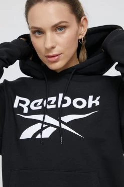 Γυναικεία Χωρίς φερμουάρ Μπλούζα Reebok χρώμα: μαύρο -Reebok Εκπτώσεις unnamed file 1474