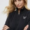 Γυναικεία Χωρίς φερμουάρ Μπλούζα Reebok χρώμα: μαύρο