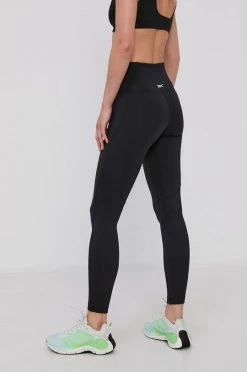 Γυναικεία Κολάν Reebok χρώμα: μαύρο -Reebok Εκπτώσεις unnamed file 1504