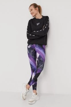 Γυναικεία Κολάν Reebok χρώμα: μοβ -Reebok Εκπτώσεις unnamed file 1526