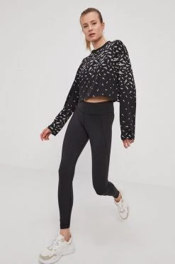 Γυναικεία Κολάν Reebok χρώμα: μαύρο