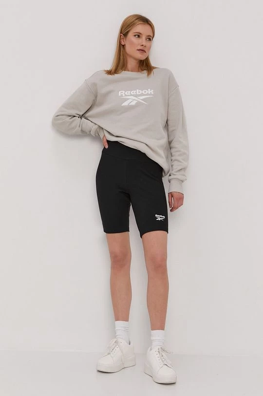 Γυναικεία Χωρίς φερμουάρ Βαμβακερή μπλούζα Reebok χρώμα: κίτρινο 2 Γυναικεία Χωρίς φερμουάρ Βαμβακερή μπλούζα Reebok χρώμα: κίτρινο - Image 2