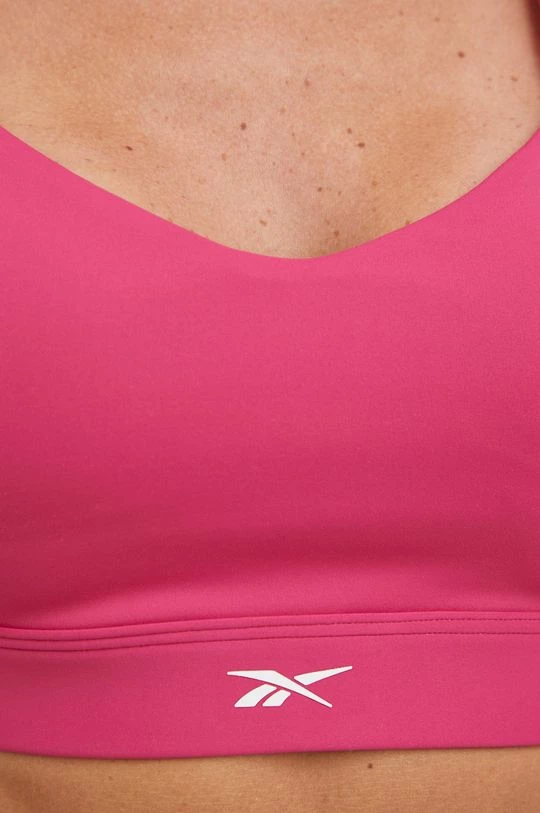 Γυναικεία Αθλητικά σουτιέν Αθλητικό σουτιέν Reebok χρώμα: ροζ 4 Γυναικεία Αθλητικά σουτιέν Αθλητικό σουτιέν Reebok χρώμα: ροζ - Image 4