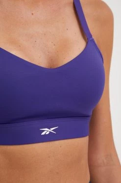 Γυναικεία Αθλητικά σουτιέν Αθλητικό σουτιέν Reebok χρώμα: μοβ -Reebok Εκπτώσεις unnamed file 1649