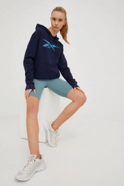 Γυναικεία Χωρίς φερμουάρ Μπλούζα Reebok ναυτικό μπλε,