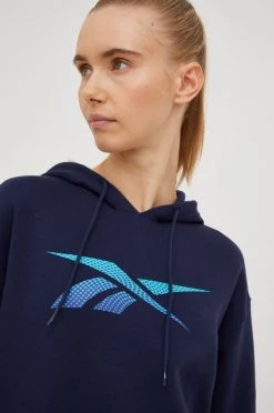 Γυναικεία Χωρίς φερμουάρ Μπλούζα Reebok ναυτικό μπλε, -Reebok Εκπτώσεις unnamed file 1658