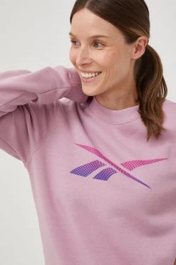 Γυναικεία Χωρίς φερμουάρ Μπλούζα Reebok ροζ, -Reebok Εκπτώσεις unnamed file 1682