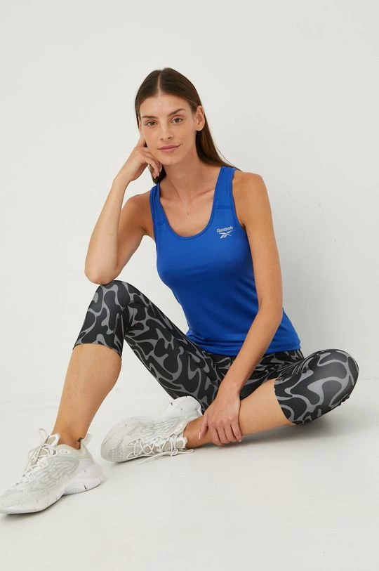 Γυναικεία Αμάνικος Τοπ προπόνησης Reebok Romy μπλε 1 Γυναικεία Αμάνικος Τοπ προπόνησης Reebok Romy μπλε