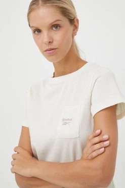 Γυναικεία Κοντομάνικο Μπλουζάκι Reebok μπεζ -Reebok Εκπτώσεις unnamed file 1802