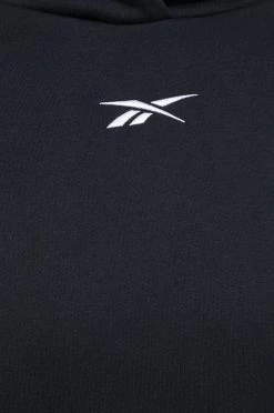 Γυναικεία Χωρίς φερμουάρ Μπλούζα Reebok Studio Recycled μαύρο, με κουκούλα -Reebok Εκπτώσεις unnamed file 182