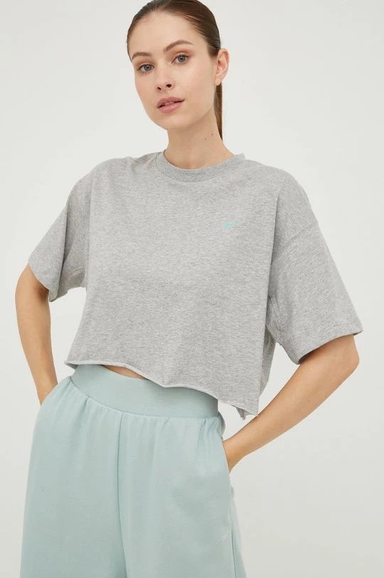 Γυναικεία Κοντομάνικο Μπλουζάκι Reebok γκρι 3 Γυναικεία Κοντομάνικο Μπλουζάκι Reebok γκρι - Image 3