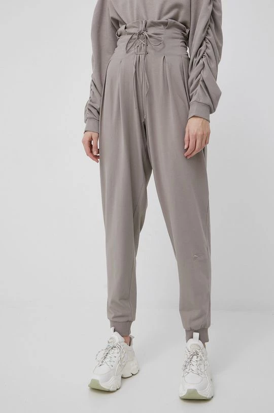 Γυναικεία Παντελόνια φόρμας Παντελόνι Reebok χρώμα: μπεζ 2 Γυναικεία Παντελόνια φόρμας Παντελόνι Reebok χρώμα: μπεζ - Image 2