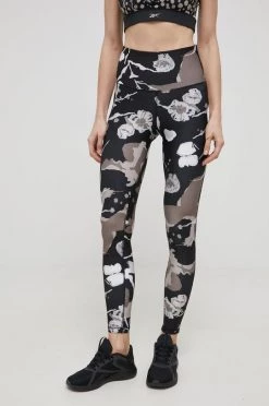 Γυναικεία Κολάν Reebok χρώμα: καφέ