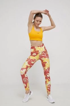 Γυναικεία Κολάν Reebok χρώμα: πορτοκαλί