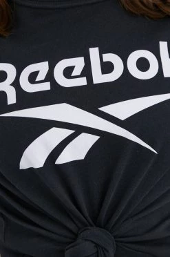 Γυναικεία Κοντομάνικο Μπλουζάκι Reebok χρώμα: μαύρο -Reebok Εκπτώσεις unnamed file 2076