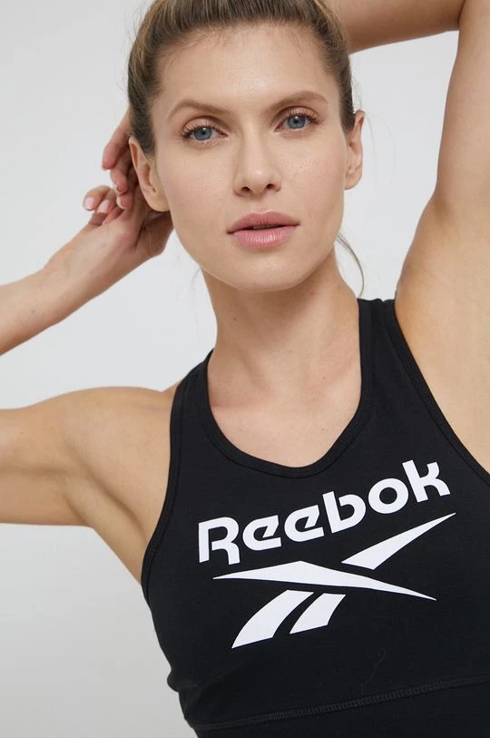 Γυναικεία Αμάνικος Top Reebok μαύρο 1 Γυναικεία Αμάνικος Top Reebok μαύρο