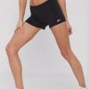 Γυναικεία Σορτς Reebok χρώμα: μαύρο