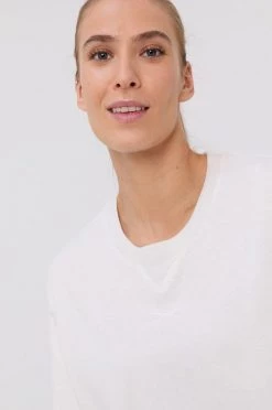 Γυναικεία Κοντομάνικο Βαμβακερό μπλουζάκι Reebok άσπρο -Reebok Εκπτώσεις unnamed file 2134