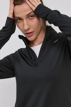 Γυναικεία Χωρίς φερμουάρ Μπλούζα Reebok χρώμα: μαύρο -Reebok Εκπτώσεις unnamed file 2185