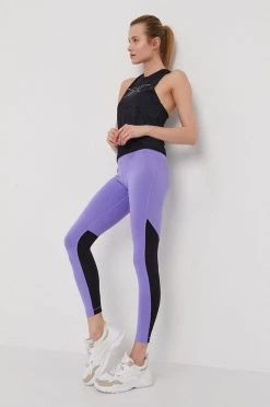 Γυναικεία Κολάν Reebok χρώμα: μοβ