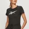 Γυναικεία Κοντομάνικο Reebok Μπλουζάκι μαύρο