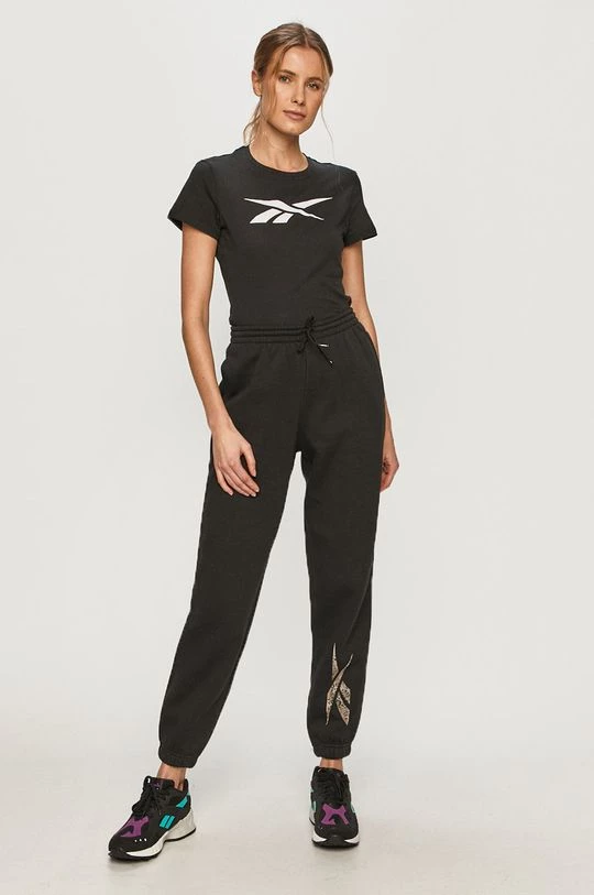 Γυναικεία Κοντομάνικο Reebok Μπλουζάκι μαύρο 2 Γυναικεία Κοντομάνικο Reebok Μπλουζάκι μαύρο - Image 2